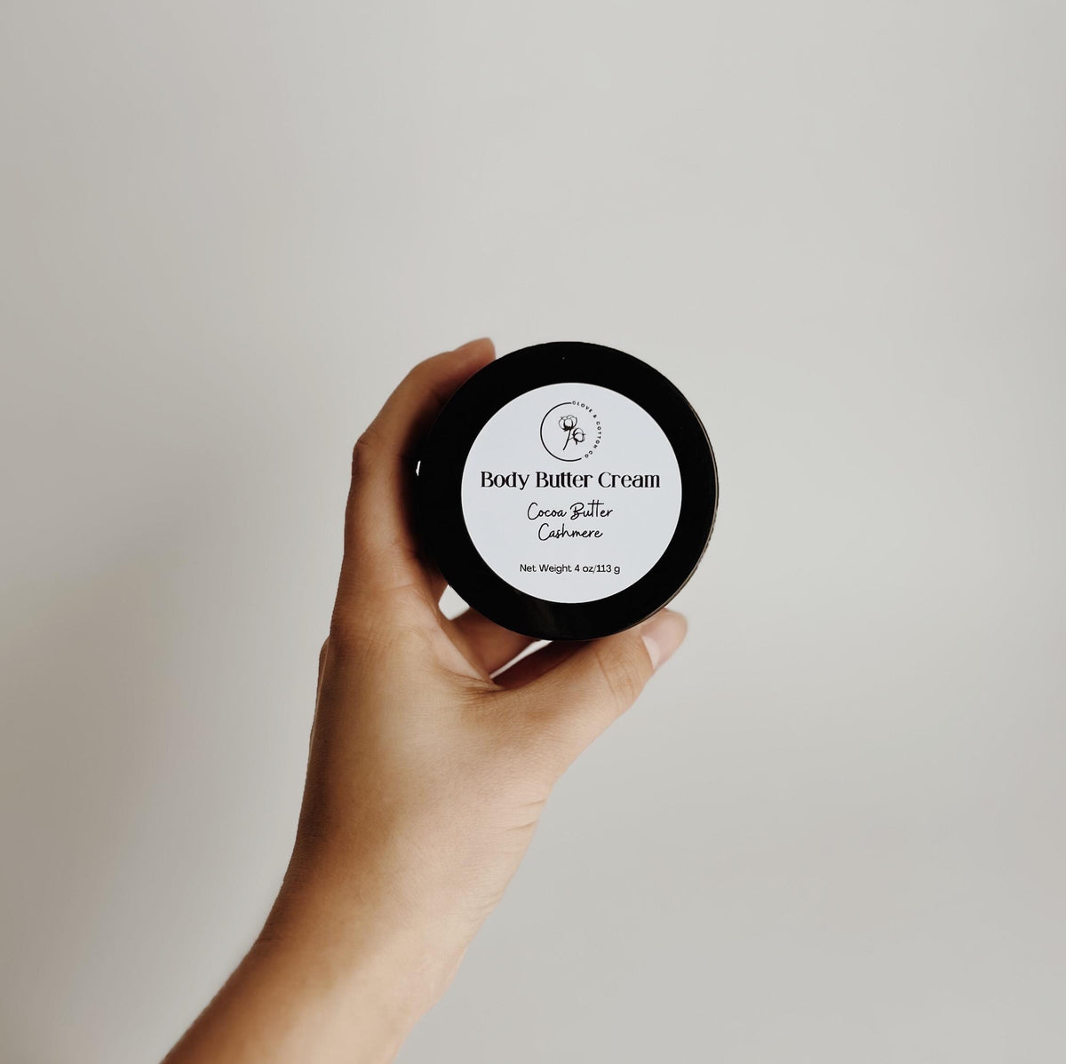 Body Butter Cream: Avocado Oil & Shea Butter - 4 oz