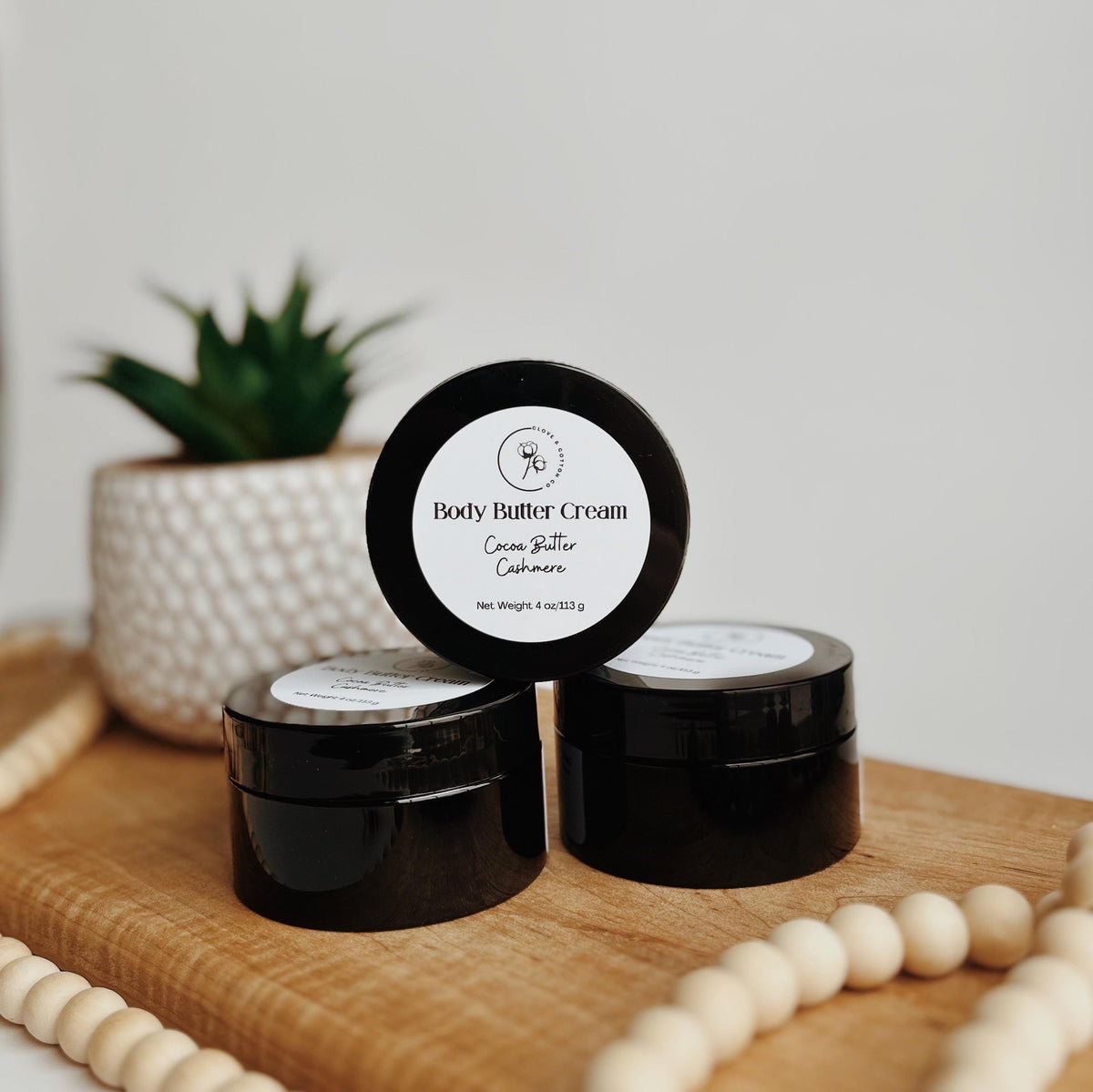Body Butter Cream: Avocado Oil & Shea Butter - 4 oz