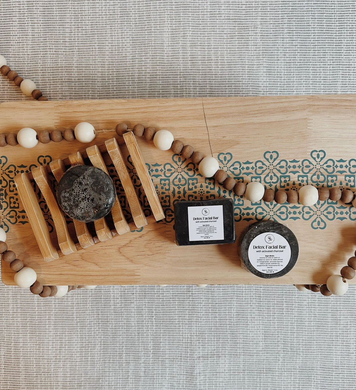Detox Facial Bar: Activated Charcoal Cleanser with Essential Oils