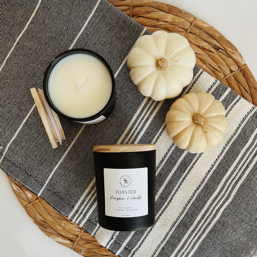 6 oz Hand Poured Candle, 100% Soy Wax
