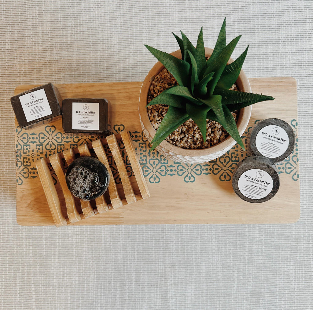 Detox Facial Bar: Activated Charcoal Cleanser with Essential Oils